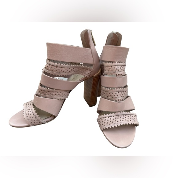 See By Chloe Shoes - See by Chloe perforated leather strappy sandals. GUC size
37.5